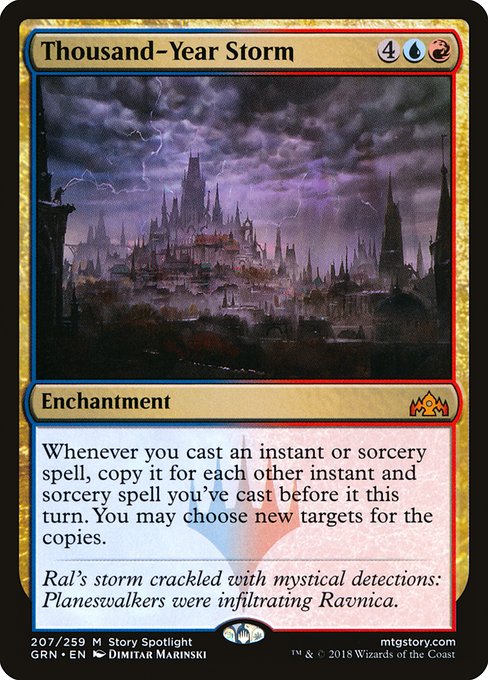 Guilds of Ravnica - 207 - Thousand-Year Storm - Mythic - UR - Non-foil