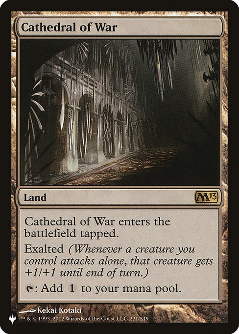 The List - M13-221 - Cathedral of War - Rare - C - Non-foil