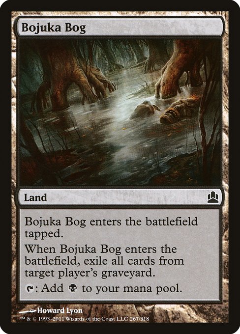 Commander 2011 - 267 - Bojuka Bog - Common - C - Non-foil