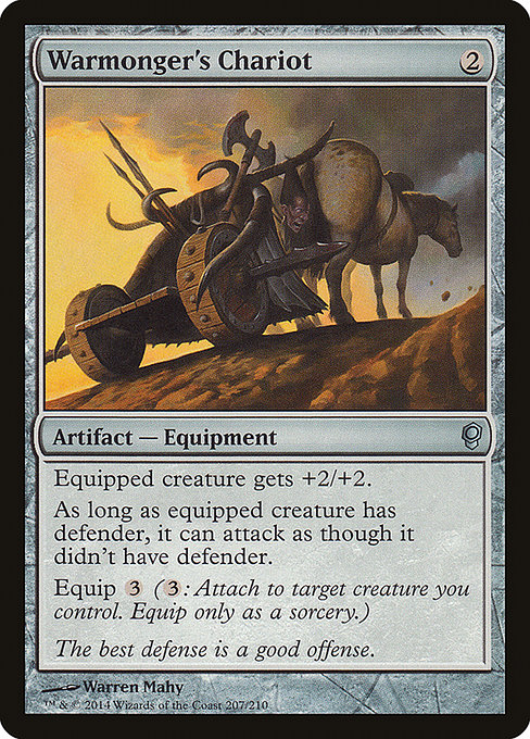 Conspiracy - 207 - Warmonger's Chariot - Uncommon - C - Non-foil
