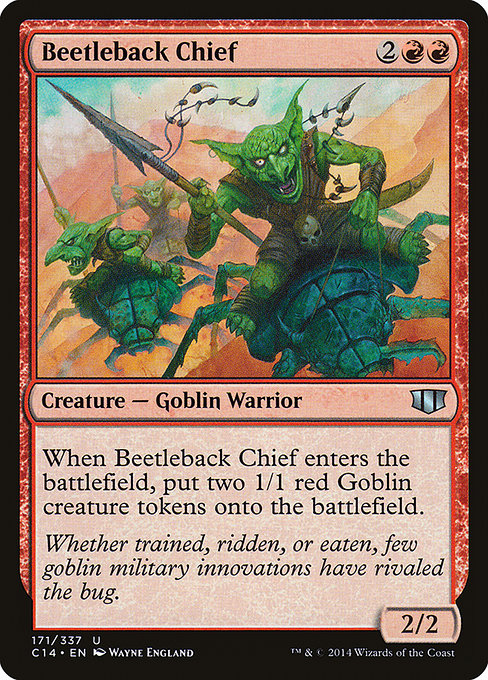 Commander 2014 - 171 - Beetleback Chief - Uncommon - R - Non-foil
