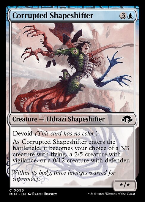 Modern Horizons 3 - 56 - Corrupted Shapeshifter - Common - C - Non-foil