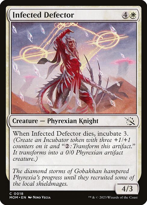 March of the Machine - 18 - Infected Defector - Common - W - Non-foil
