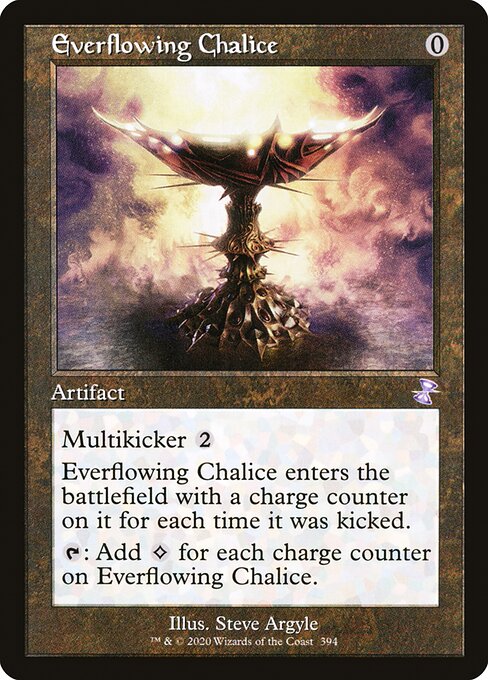 Time Spiral Remastered - 394 - Everflowing Chalice - Special - C - Non-foil