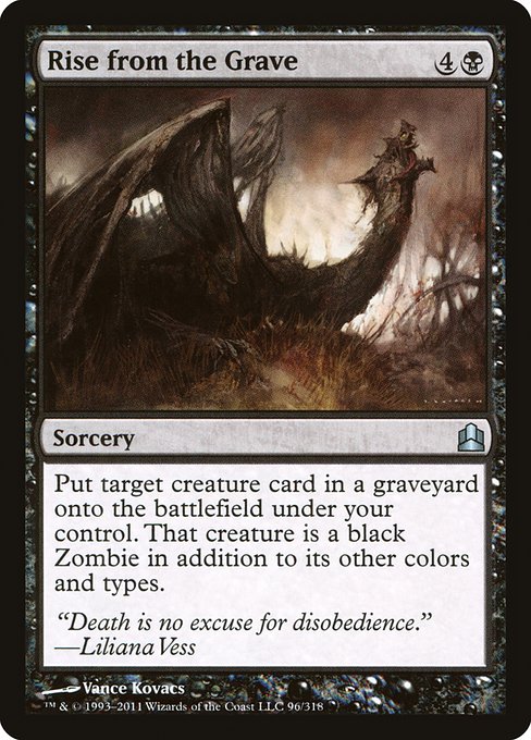 Commander 2011 - 96 - Rise from the Grave - Uncommon - B - Non-foil