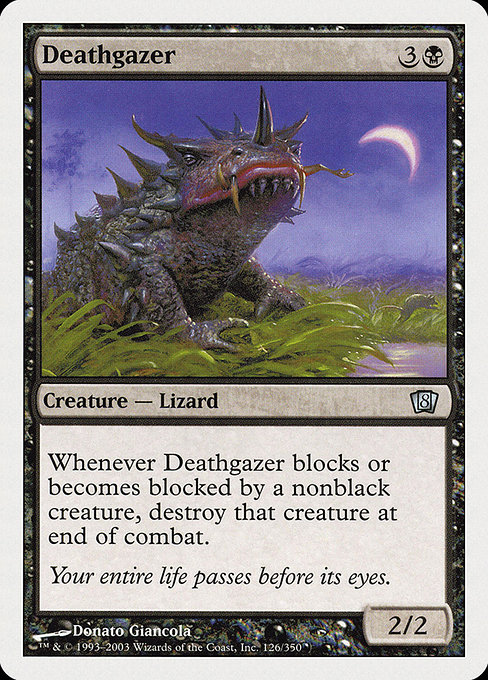 Eighth Edition - 126 - Deathgazer - Uncommon - B - Non-foil