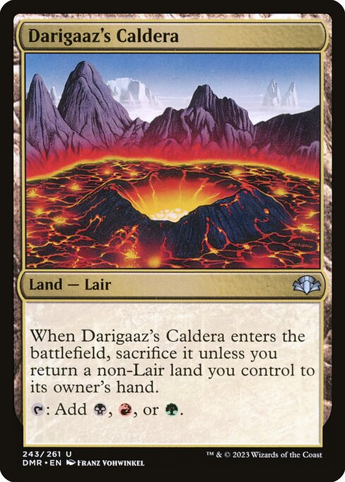 Dominaria Remastered - 243 - Darigaaz's Caldera - Uncommon - C - Non-foil