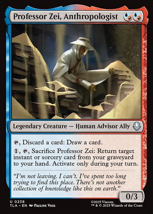Avatar: The Last Airbender - 238 - Professor Zei, Anthropologist - Uncommon - UR - Non-foil