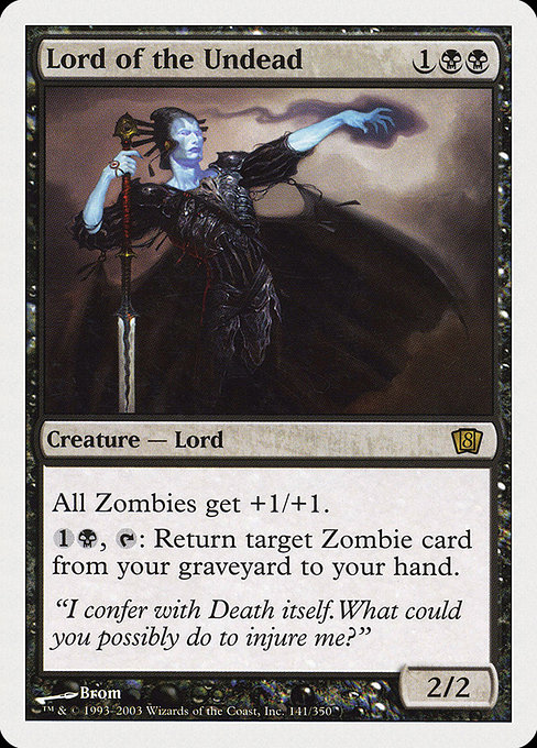 Eighth Edition - 141 - Lord of the Undead - Rare - B - Non-foil