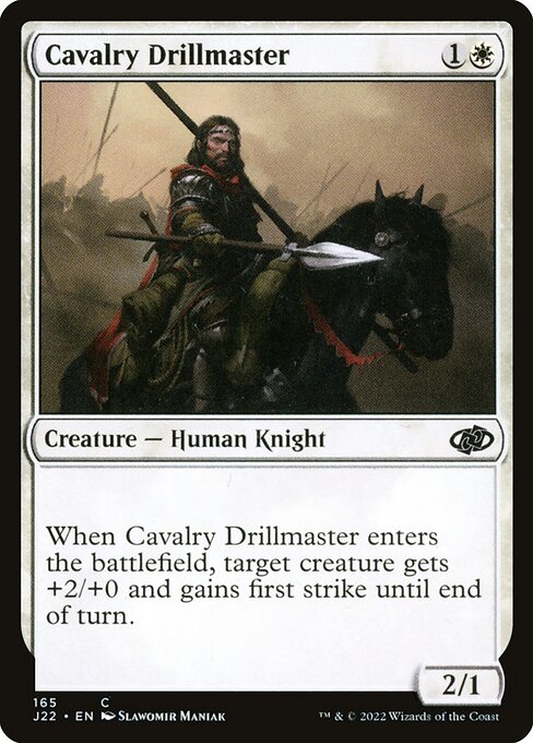 Jumpstart 2022 - 165 - Cavalry Drillmaster - Common - W - Non-foil