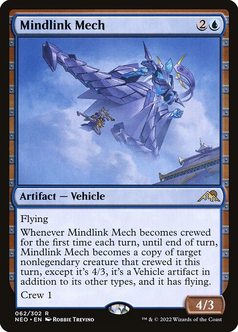 Kamigawa: Neon Dynasty - 62 - Mindlink Mech - Rare - U - Foil