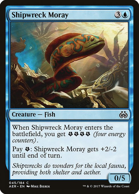 Aether Revolt - 45 - Shipwreck Moray - Common - U - Non-foil