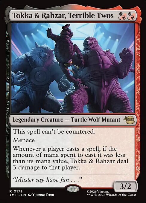 Teenage Mutant Ninja Turtles - 171 - Tokka & Rahzar, Terrible Twos - Rare - BR - Non-foil