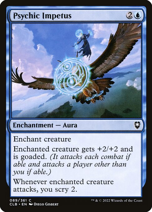 Commander Legends: Battle for Baldur's Gate - 89 - Psychic Impetus - Common - U - Non-foil