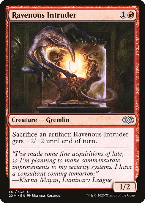 Double Masters - 141 - Ravenous Intruder - Uncommon - R - Non-foil