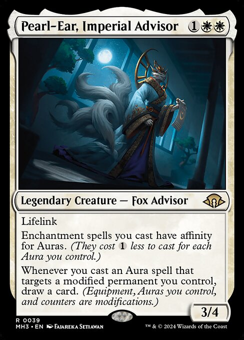 Modern Horizons 3 - 39 - Pearl-Ear, Imperial Advisor - Rare - W - Non-foil