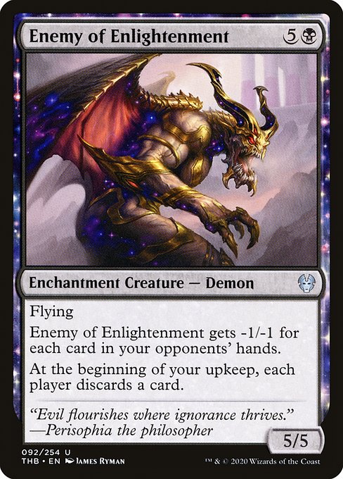Theros Beyond Death - 92 - Enemy of Enlightenment - Uncommon - B - Non-foil
