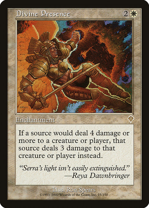 Invasion - 15 - Divine Presence - Rare - W - Non-foil