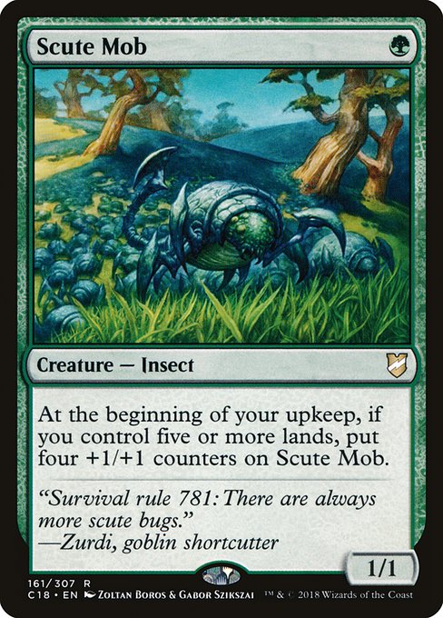 Commander 2018 - 161 - Scute Mob - Rare - G - Non-foil