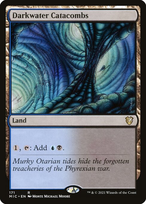 Midnight Hunt Commander - 171 - Darkwater Catacombs - Rare - C - Non-foil