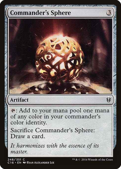 Commander 2016 - 248 - Commander's Sphere - Common - C - Non-foil