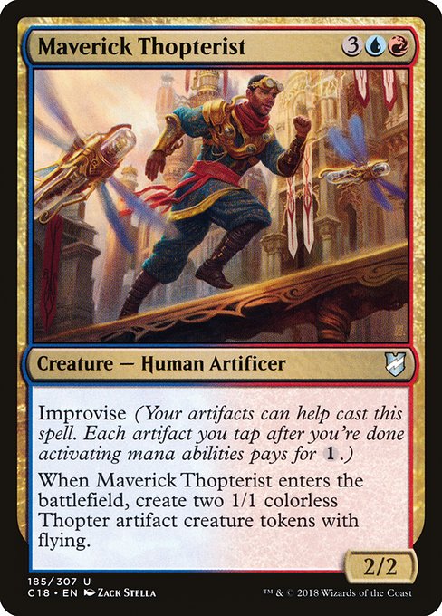 Commander 2018 - 185 - Maverick Thopterist - Uncommon - UR - Non-foil