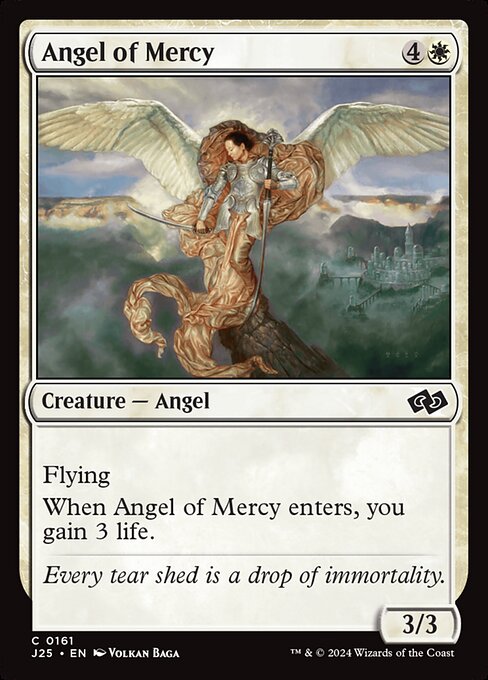 Foundations Jumpstart - 161 - Angel of Mercy - Common - W - Non-foil