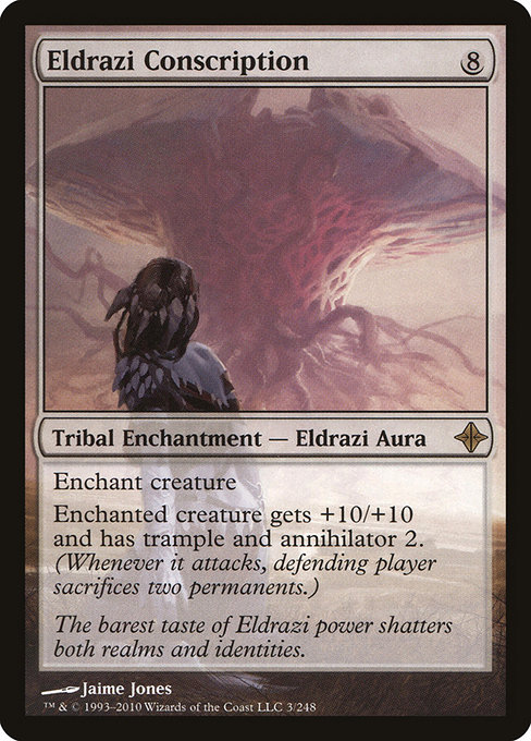Rise of the Eldrazi - 3 - Eldrazi Conscription - Rare - C - Non-foil