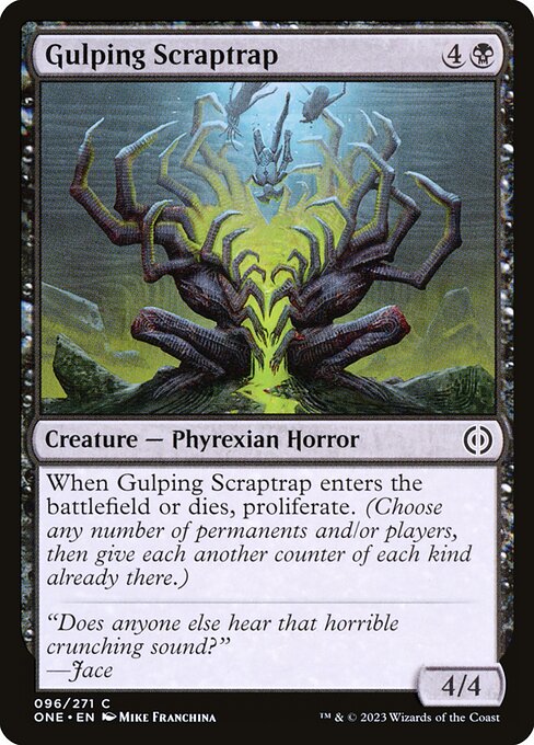 Phyrexia: All Will Be One - 96 - Gulping Scraptrap - Common - B - Non-foil