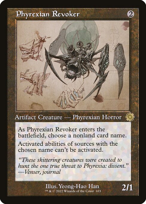 The Brothers' War Retro Artifacts - 103 - Phyrexian Revoker - Rare - C - Non-foil