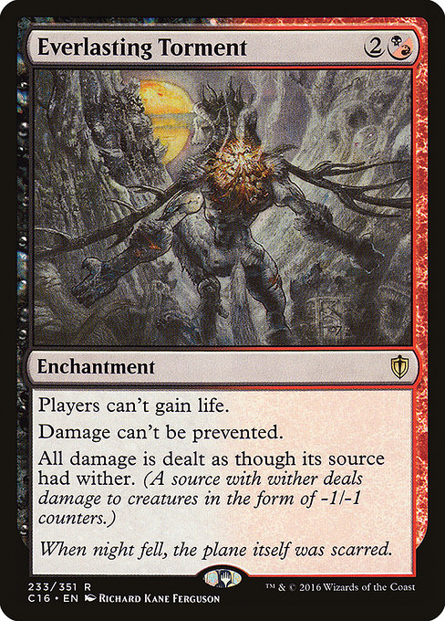 Commander 2016 - 233 - Everlasting Torment - Rare - BR - Non-foil