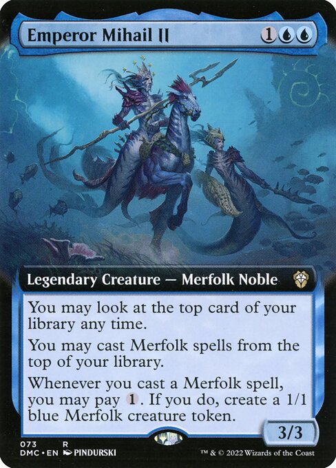 Dominaria United Commander - 73 - Emperor Mihail II - Rare - U - Non-foil