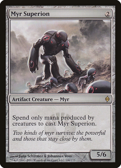 New Phyrexia - 146 - Myr Superion - Rare - C - Non-foil