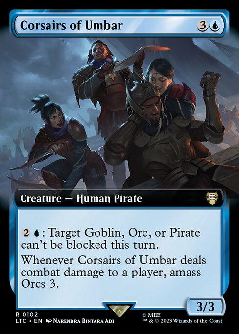 Tales of Middle-earth Commander - 102 - Corsairs of Umbar - Rare - U - Non-foil