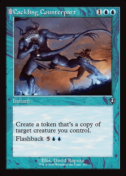 Innistrad Remastered - 353 - Cackling Counterpart - Uncommon - U - Non-foil - Promo