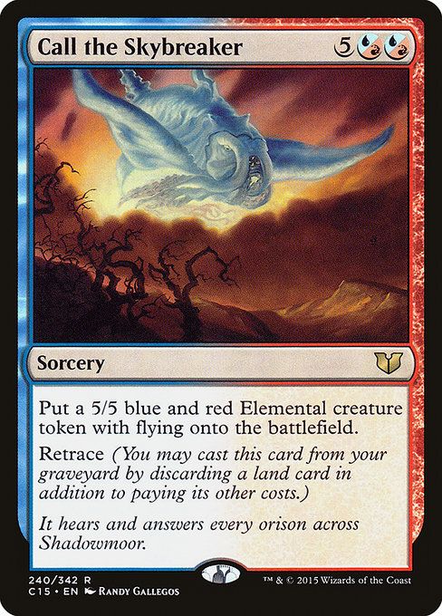 Commander 2015 - 240 - Call the Skybreaker - Rare - UR - Non-foil