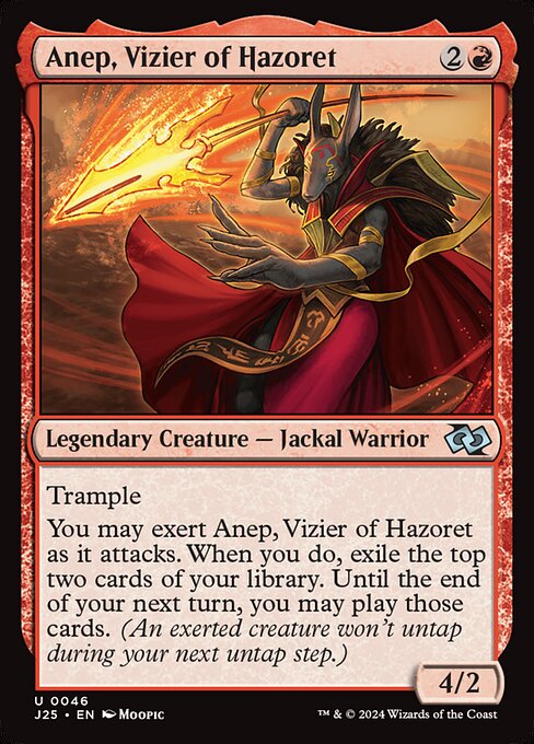 Foundations Jumpstart - 46 - Anep, Vizier of Hazoret - Uncommon - R - Non-foil