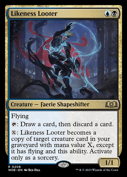 Wilds of Eldraine - 208 - Likeness Looter - Rare - UB - Non-foil