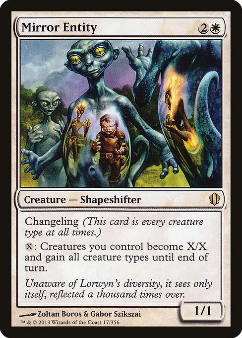 Commander 2013 - 17 - Mirror Entity - Rare - W - Non-foil
