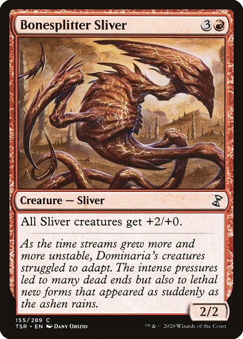Time Spiral Remastered - 155 - Bonesplitter Sliver - Common - R - Non-foil