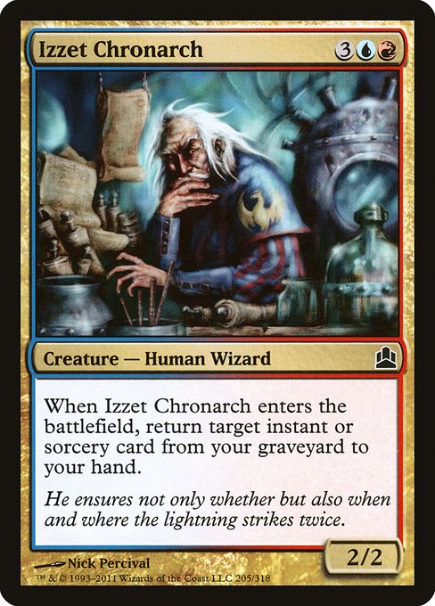 Commander 2011 - 205 - Izzet Chronarch - Common - UR - Non-foil
