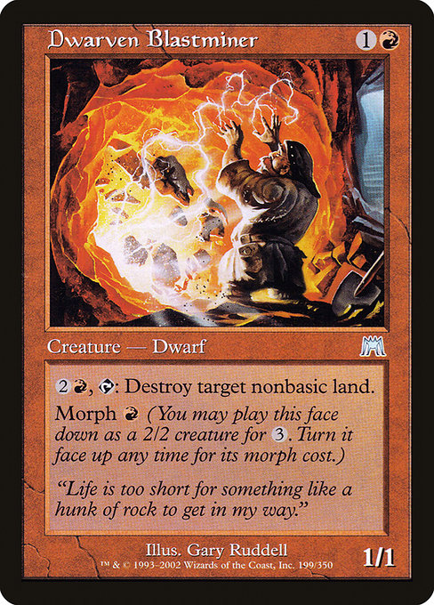 Onslaught - 199 - Dwarven Blastminer - Uncommon - R - Non-foil