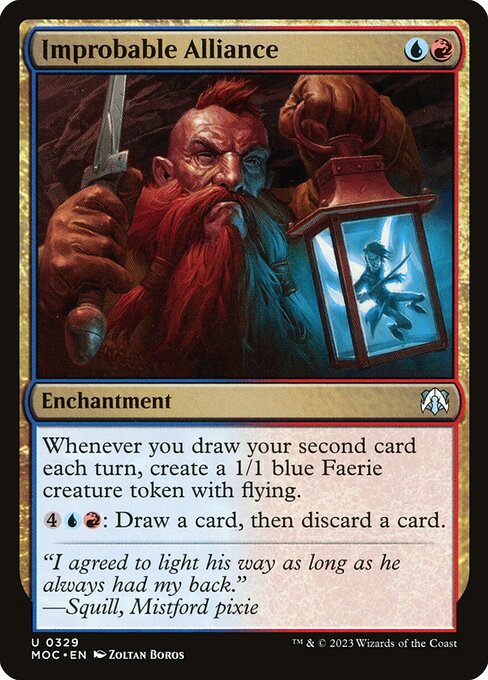 March of the Machine Commander - 329 - Improbable Alliance - Uncommon - UR - Non-foil