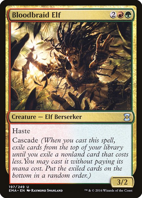 Eternal Masters - 197 - Bloodbraid Elf - Uncommon - RG - Non-foil