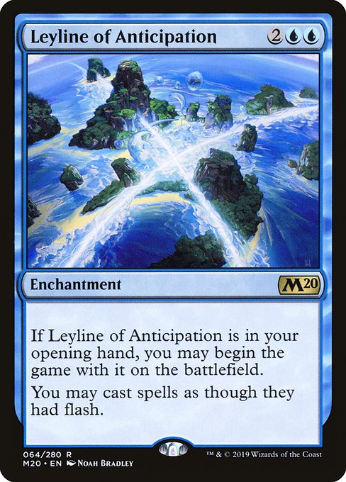 Core Set 2020 - 64 - Leyline of Anticipation - Rare - U - Foil