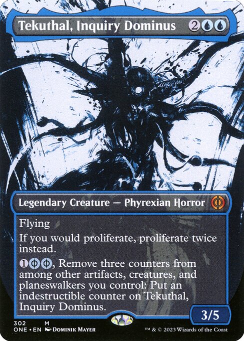 Phyrexia: All Will Be One - 302 - Tekuthal, Inquiry Dominus - Mythic - U - Non-foil