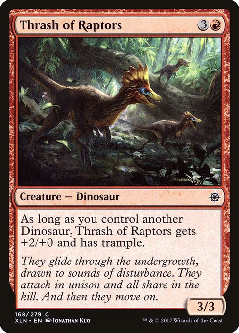 Ixalan - 168 - Thrash of Raptors - Common - R - Non-foil