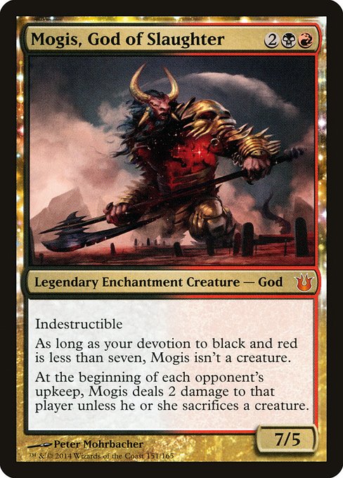 Born of the Gods - 151 - Mogis, God of Slaughter - Mythic - BR - Non-foil