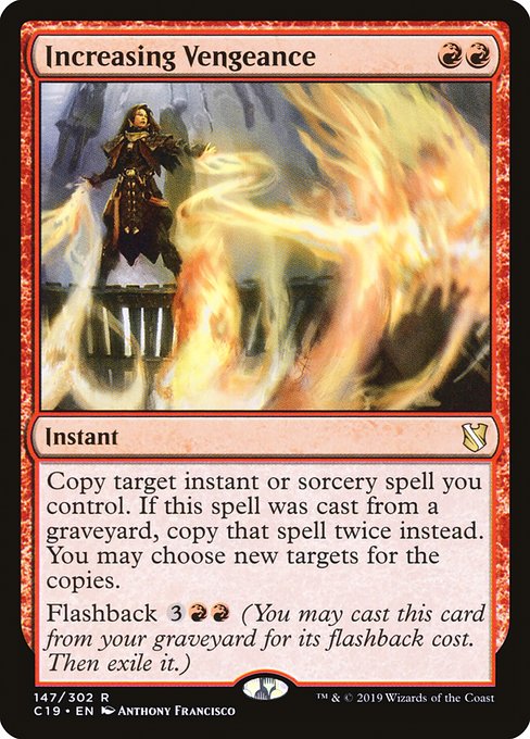 Commander 2019 - 147 - Increasing Vengeance - Rare - R - Non-foil