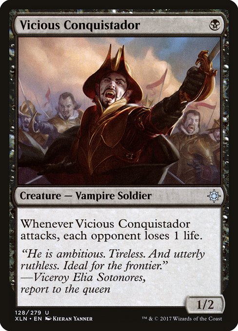 Ixalan - 128 - Vicious Conquistador - Uncommon - B - Non-foil